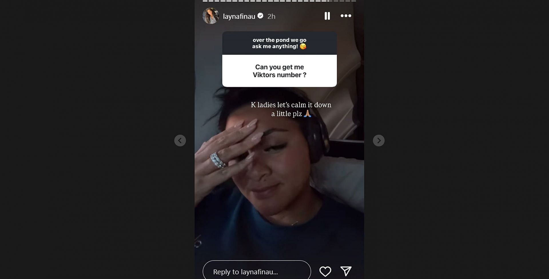 Tony Finau’s wife Alayna hilariously reacts to fans' bold Viktor Hovland requests/@laynafinau